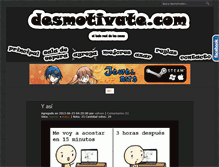 Tablet Screenshot of desmotivate.com